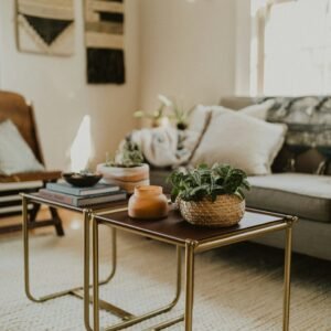3-Piece Compact Wooden Nesting Center Table Set